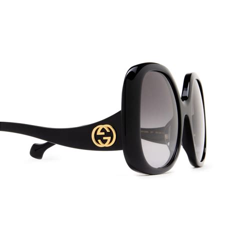 gucci black oval sunglasses|gg1235s.